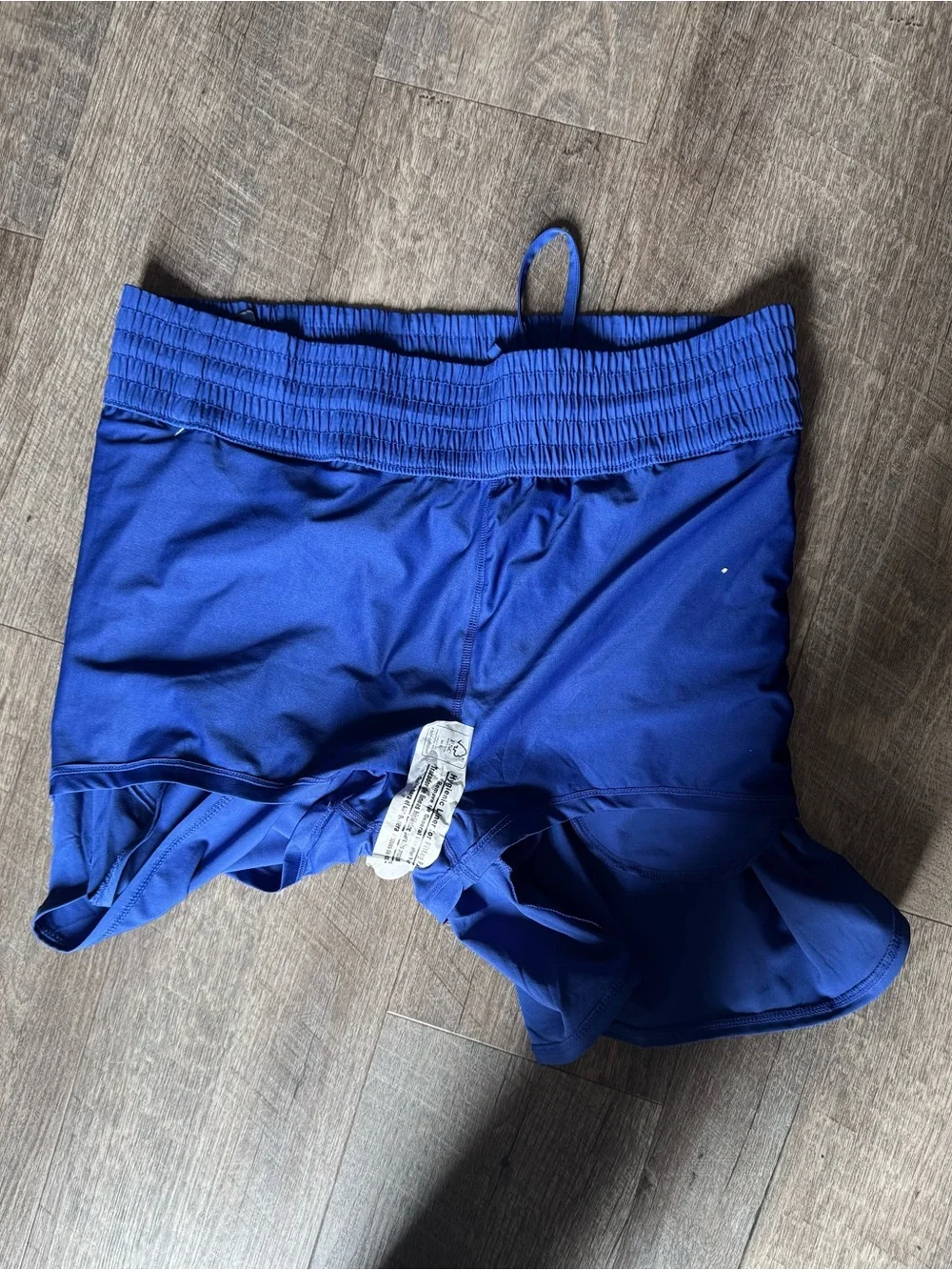 Lands' End Women's XL Drawstring Quick Dry Swim Shorts - Blue UPF 50 - NWT